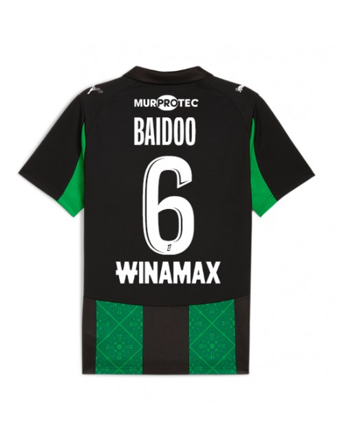 Moški Nogometna dresi replika RC Lens Samson Baidoo #6 Gostujoči 2025-26 Kratek rokav Moški Nogometna dresi replika RC Lens Samson Baidoo #6 Gostujoči 2025-26 Kratek rokav